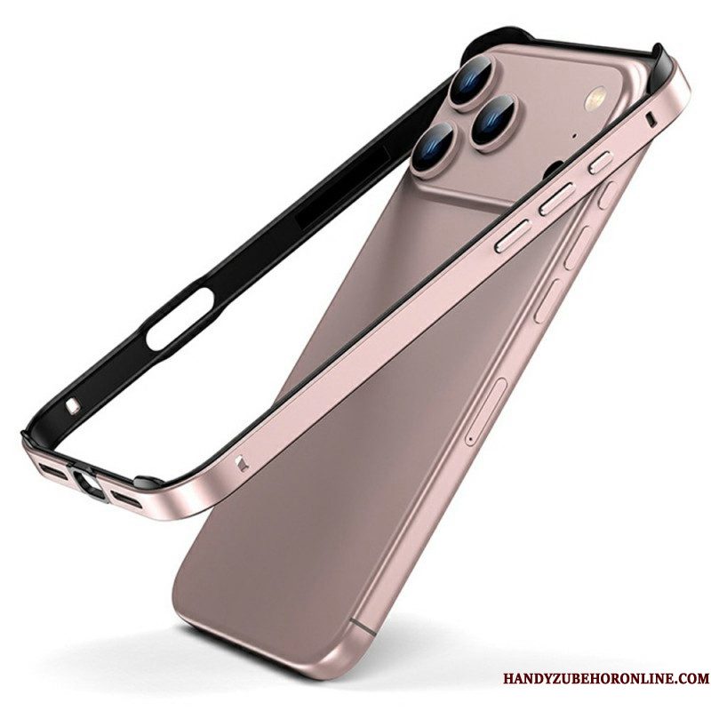Hoesje iPhone 17 Pro Metalen Bumper Bescherming Hoesje