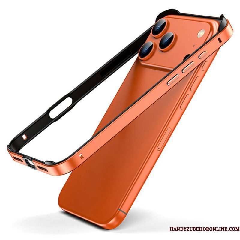 Hoesje iPhone 17 Pro Metalen Bumper Bescherming Hoesje