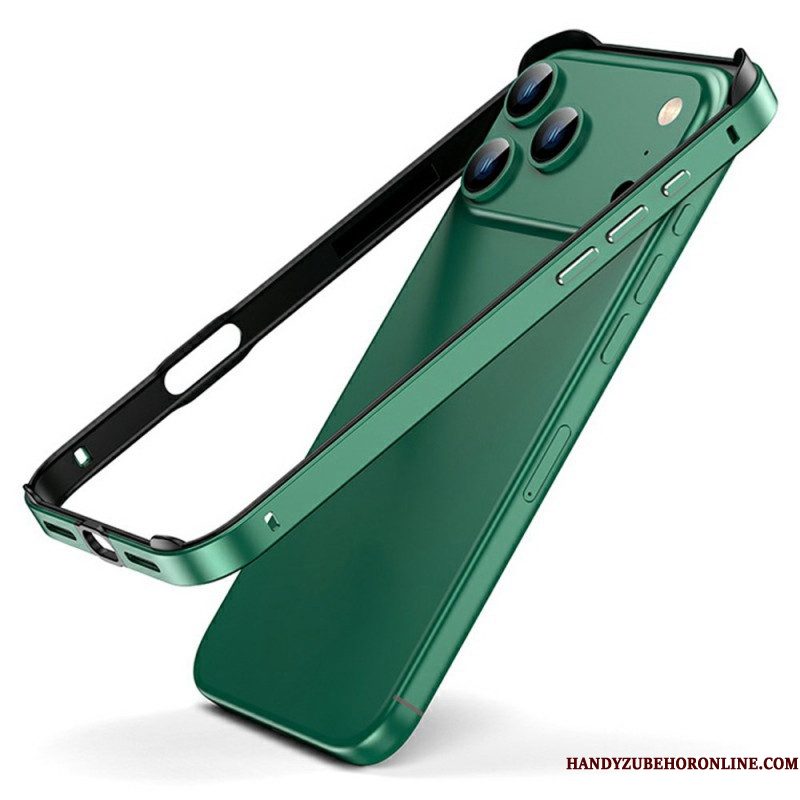 Hoesje iPhone 17 Pro Metalen Bumper Bescherming Hoesje