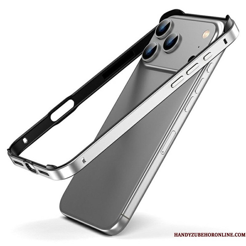 Hoesje iPhone 17 Pro Metalen Bumper Bescherming Hoesje