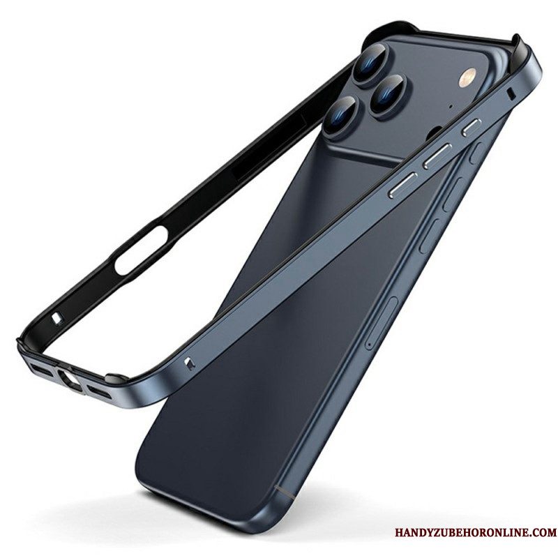 Hoesje iPhone 17 Pro Metalen Bumper Bescherming Hoesje