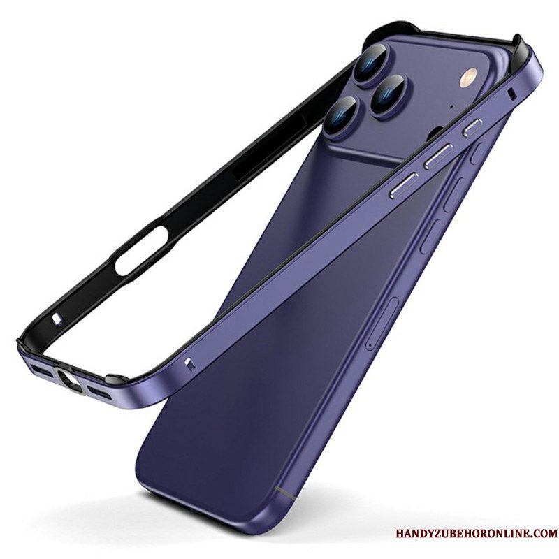 Hoesje iPhone 17 Pro Metalen Bumper Bescherming Hoesje