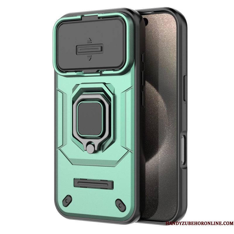 Hoesje iPhone 17 Pro Ringcase Met Lensbeschermer