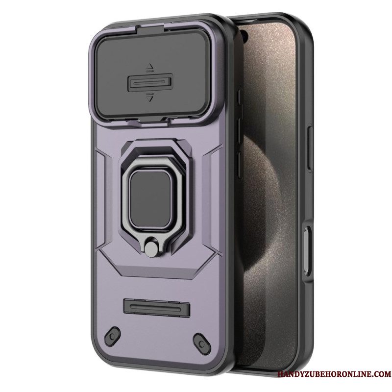 Hoesje iPhone 17 Pro Ringcase Met Lensbeschermer