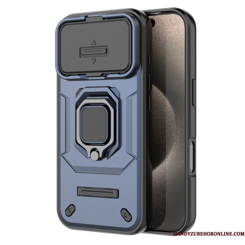 Hoesje iPhone 17 Pro Ringcase Met Lensbeschermer