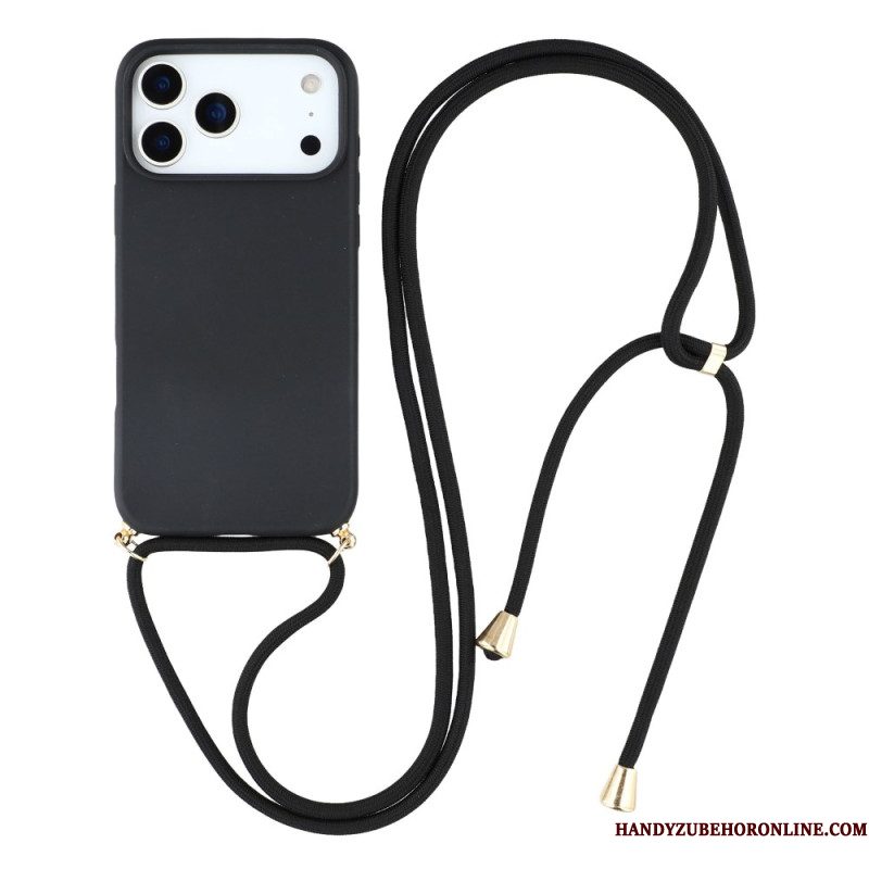 Hoesje iPhone 17 Pro Siliconenkoord