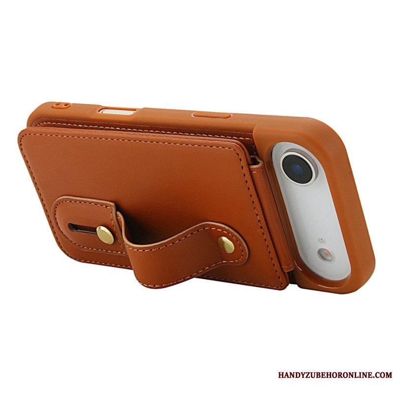 Hoesje iPhone Air Kaarthouder En Schouderband Bescherming Hoesje