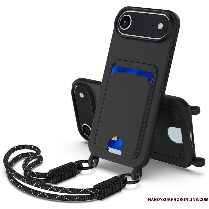 Hoesje iPhone Air Kaarthouder Met Koord