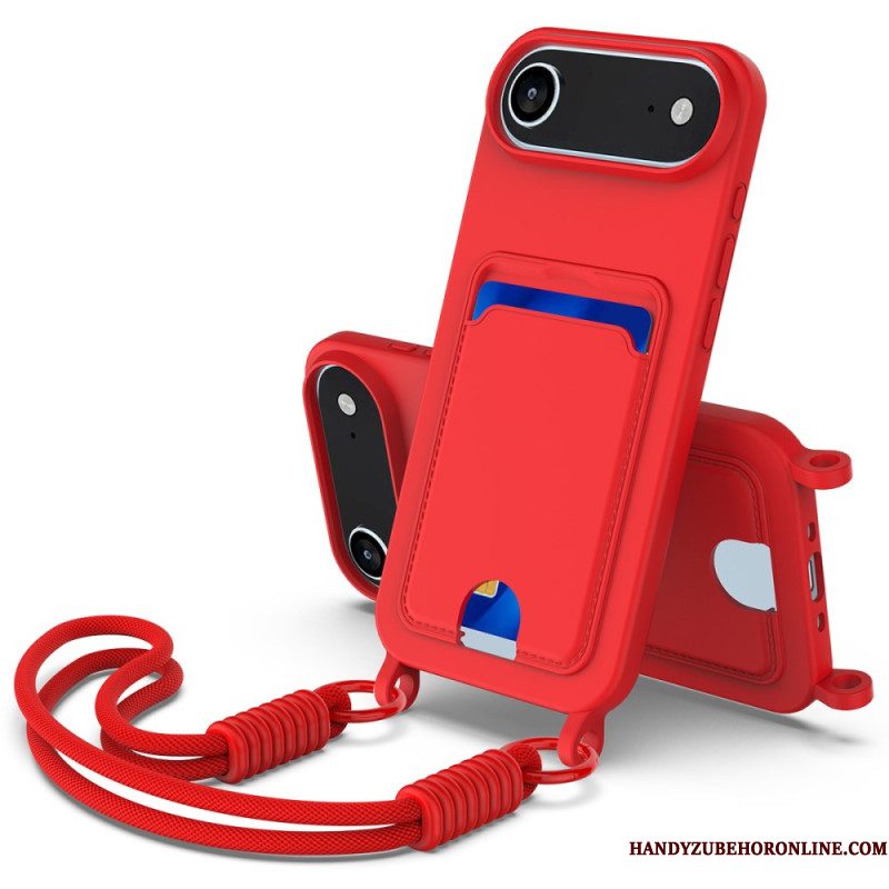 Hoesje iPhone Air Kaarthouder Met Koord