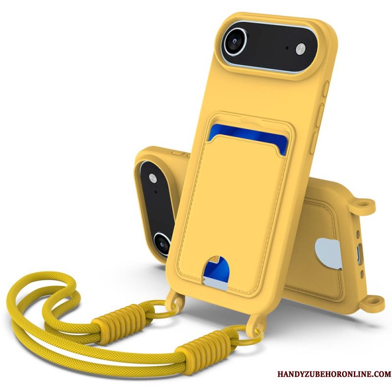 Hoesje iPhone Air Kaarthouder Met Koord