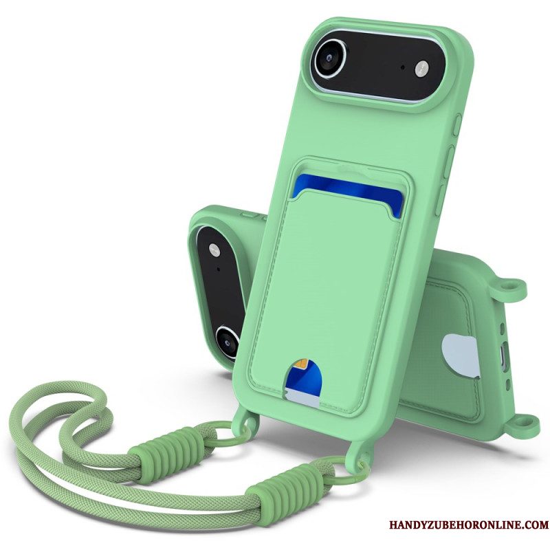 Hoesje iPhone Air Kaarthouder Met Koord