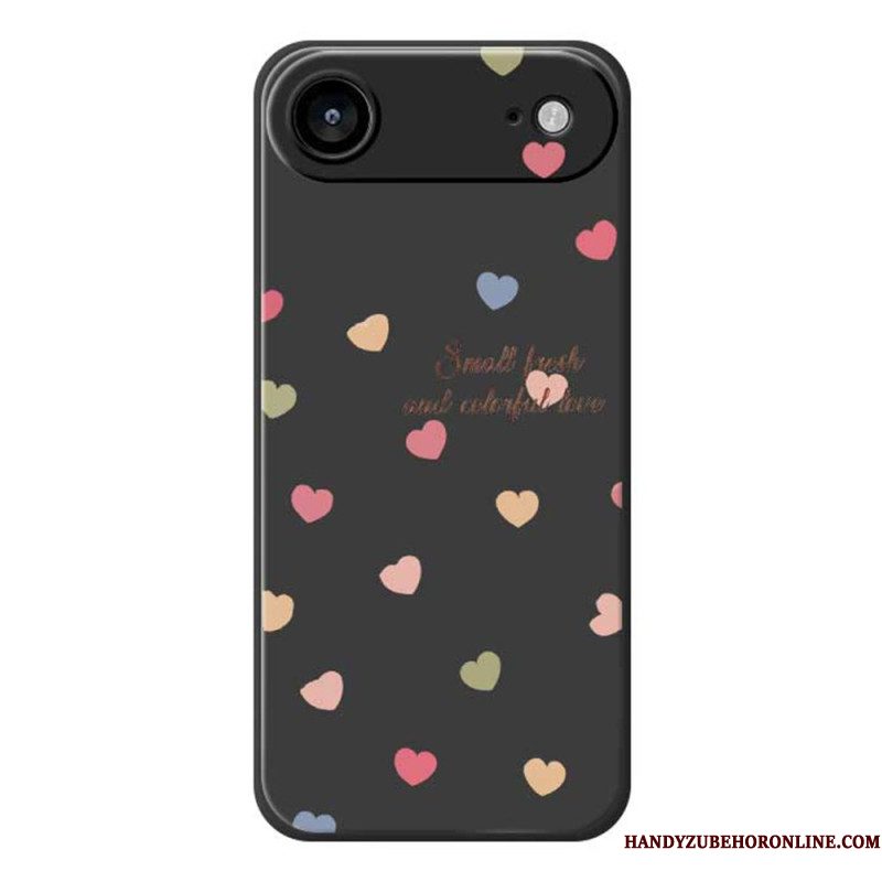 Hoesje iPhone Air Kleurrijke Harten