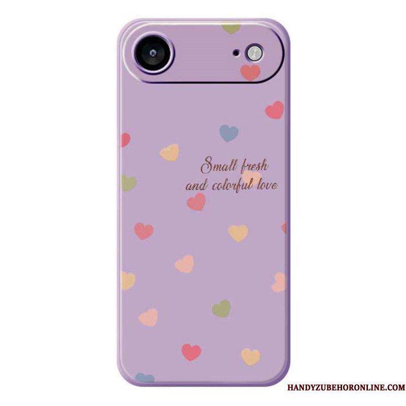 Hoesje iPhone Air Kleurrijke Harten