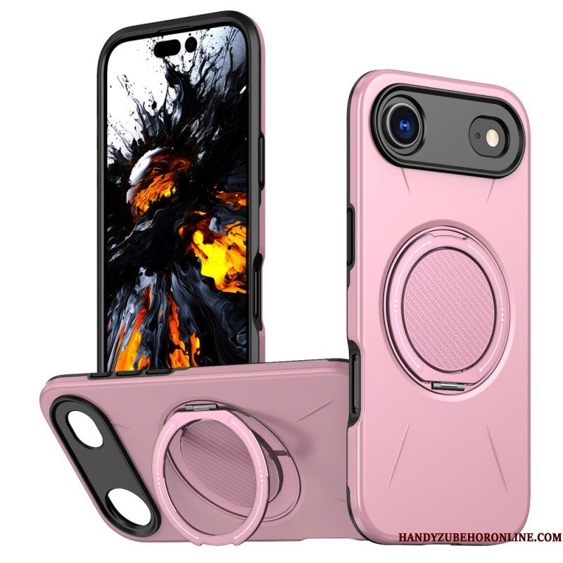 Hoesje iPhone Air Magsafe Met Draaibare Houder In Metallic Stijl