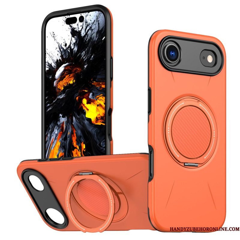 Hoesje iPhone Air Magsafe Met Draaibare Houder In Metallic Stijl