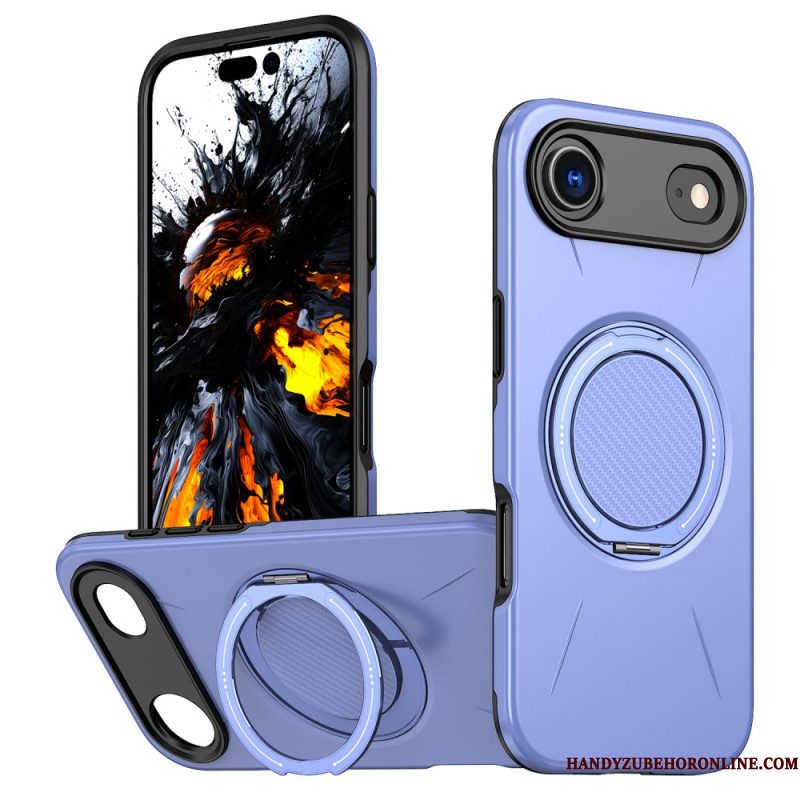 Hoesje iPhone Air Magsafe Met Draaibare Houder In Metallic Stijl
