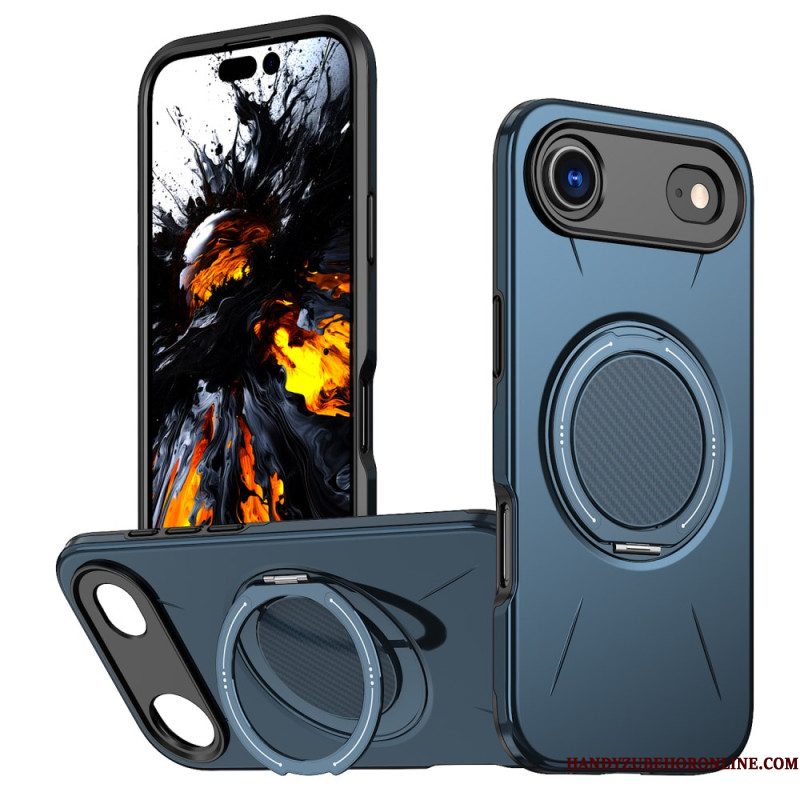 Hoesje iPhone Air Magsafe Met Draaibare Houder In Metallic Stijl