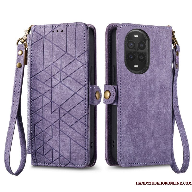 Leren Hoesje Huawei Nova 13 Pro Portemonnee Met Rits