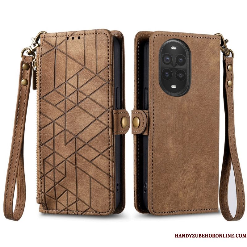 Leren Hoesje Huawei Nova 13 Pro Portemonnee Met Rits