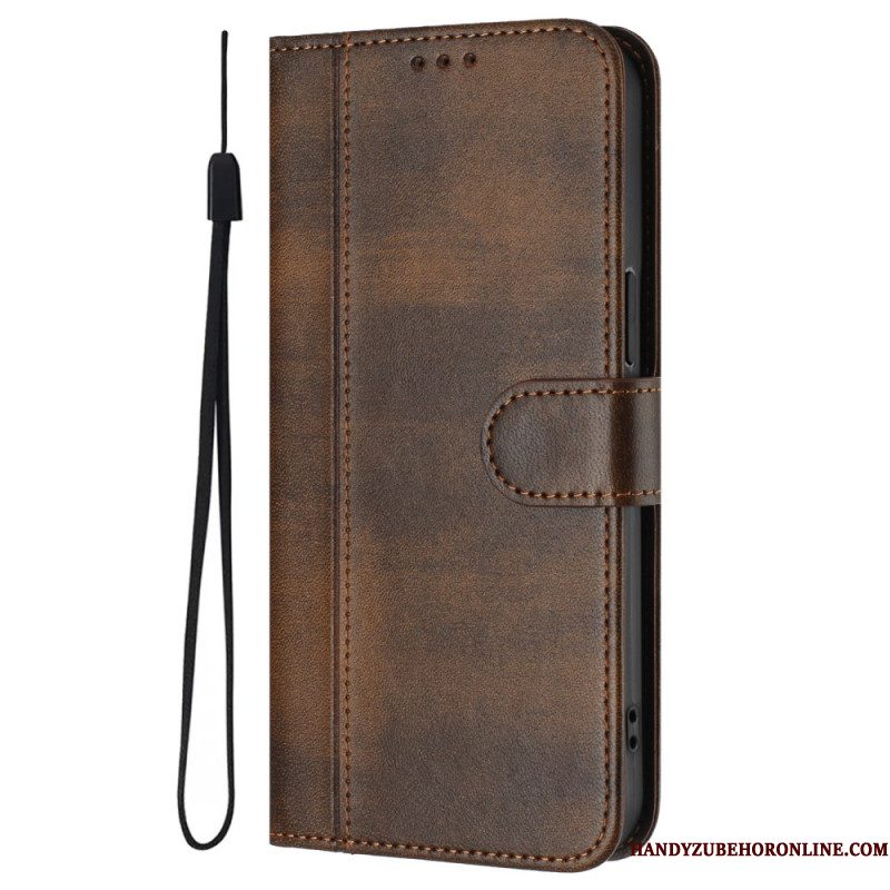 Leren Hoesje Huawei Nova 13 Pro Vintage Design Bescherming Hoesje