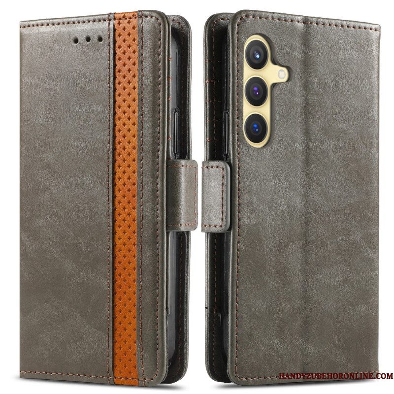 Leren Hoesje Samsung Galaxy S25 5g Caseneo Rfid Bescherming Bescherming Hoesje