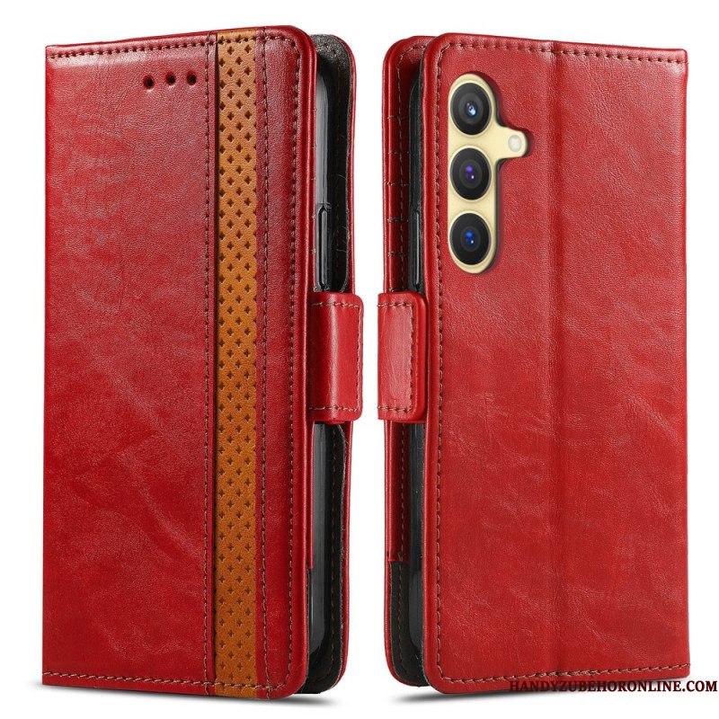 Leren Hoesje Samsung Galaxy S25 5g Caseneo Rfid Bescherming Bescherming Hoesje