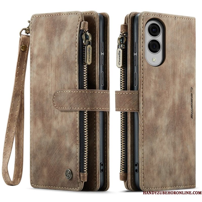 Leren Hoesje Samsung Galaxy S25 5g Edge Caseme Portemonnee
