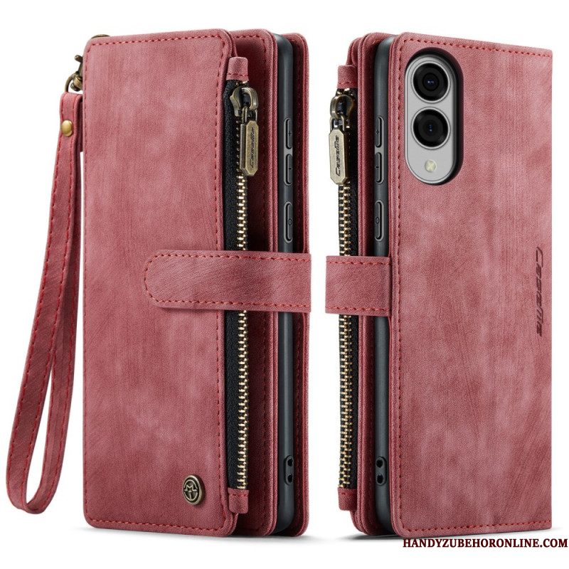 Leren Hoesje Samsung Galaxy S25 5g Edge Caseme Portemonnee