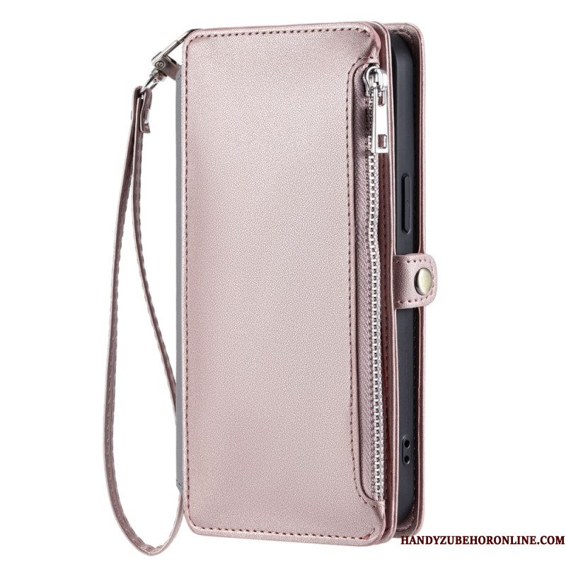 Leren Hoesje Samsung Galaxy S25 5g Edge Ergonomische Polsband