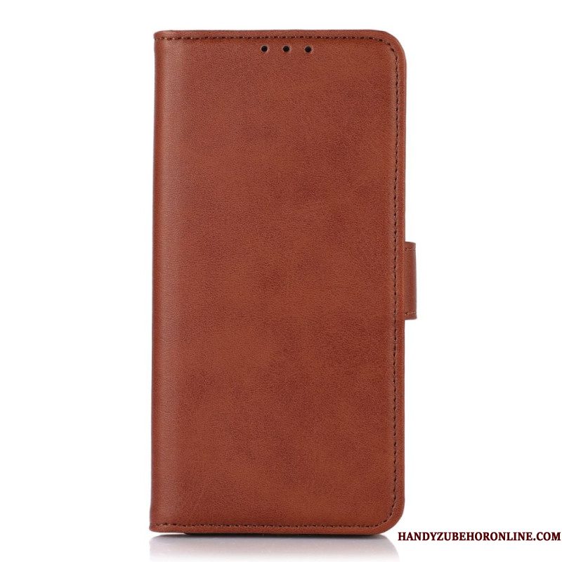 Leren Hoesje Samsung Galaxy S25 5g Edge Gestructureerd Leer Bescherming Hoesje