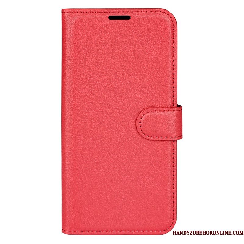 Leren Hoesje Samsung Galaxy S25 5g Edge Lychee Kunstleer Bescherming Hoesje