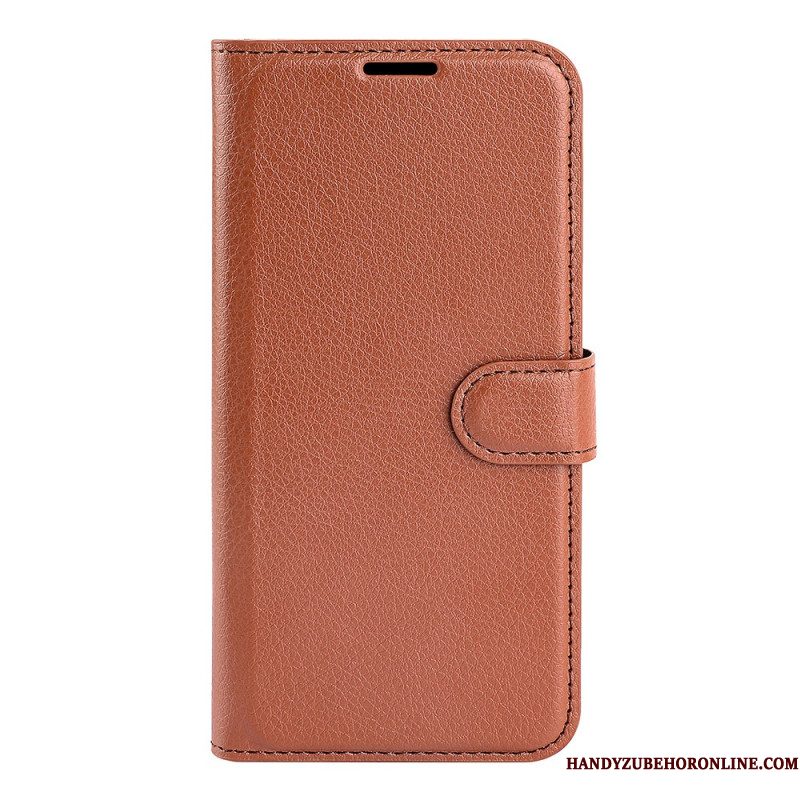 Leren Hoesje Samsung Galaxy S25 5g Edge Lychee Kunstleer Bescherming Hoesje