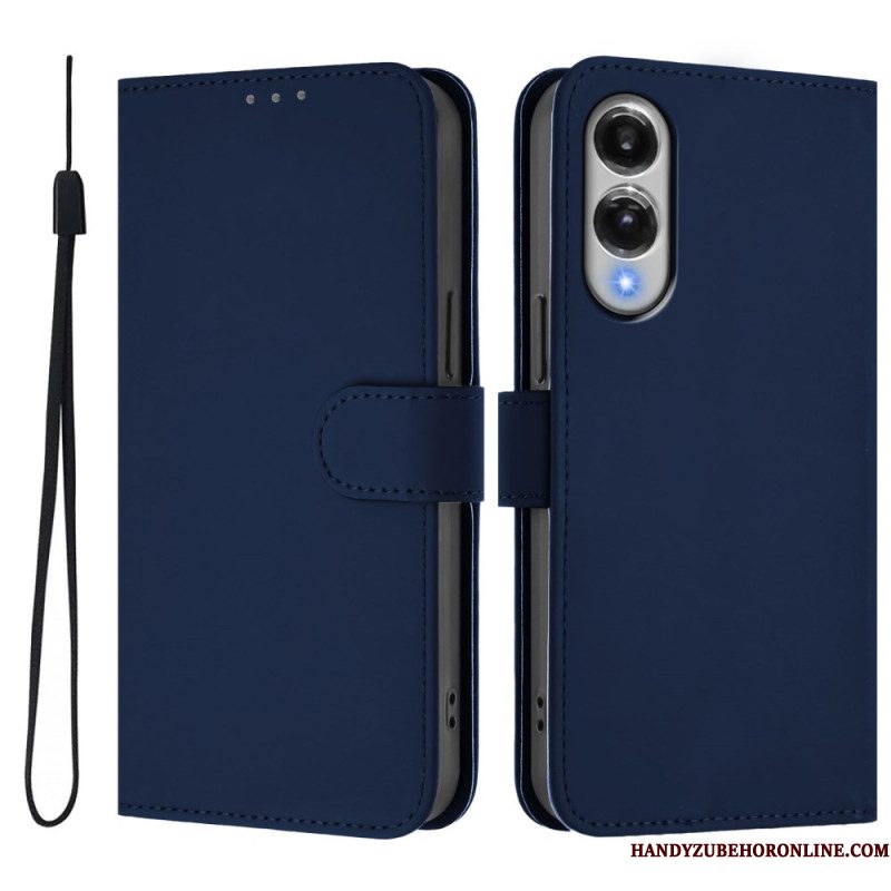 Leren Hoesje Samsung Galaxy S25 5g Edge Monochroom