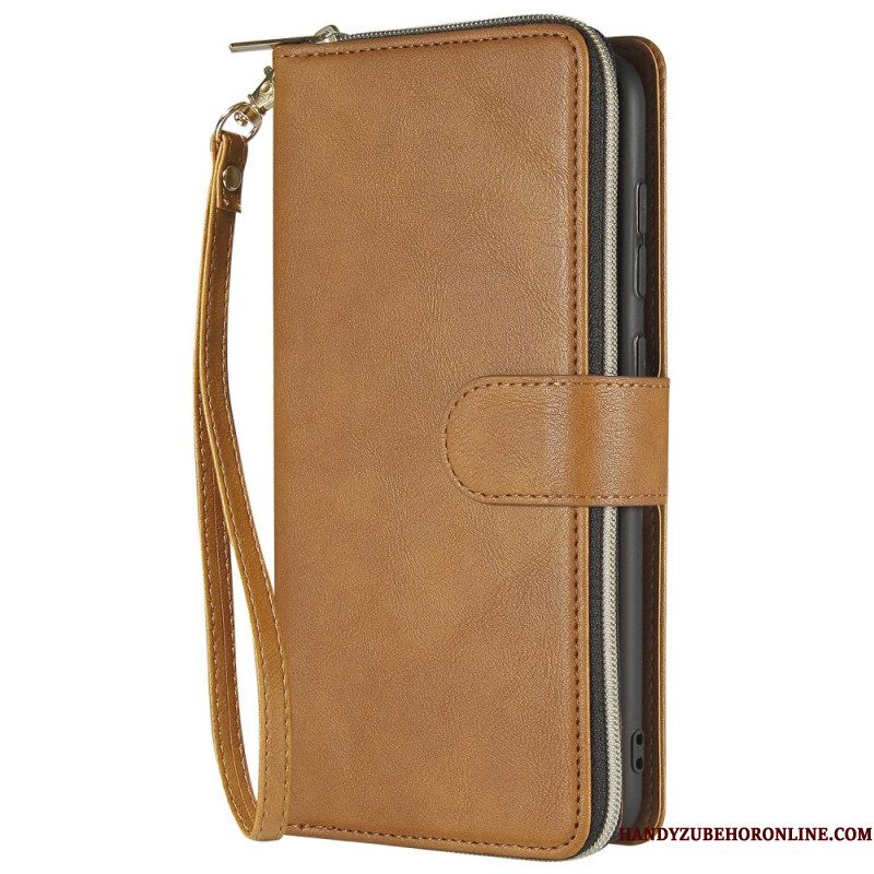 Leren Hoesje Samsung Galaxy S25 5g Edge Portemonnee En Etui Bescherming Hoesje