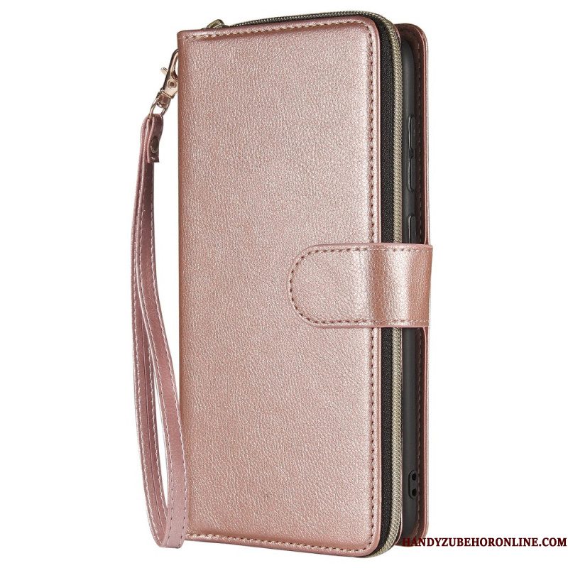 Leren Hoesje Samsung Galaxy S25 5g Edge Portemonnee En Etui Bescherming Hoesje