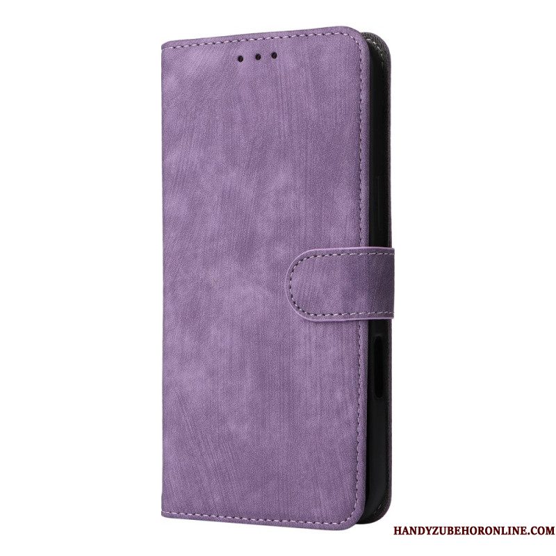 Leren Hoesje Samsung Galaxy S25 5g Edge Rfid-functie Met Bandje