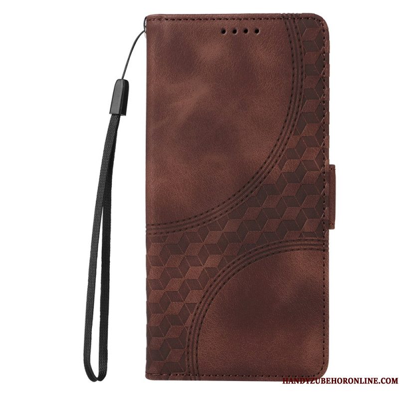 Leren Hoesje Samsung Galaxy S25 5g Edge Sterrendesign Bescherming Hoesje