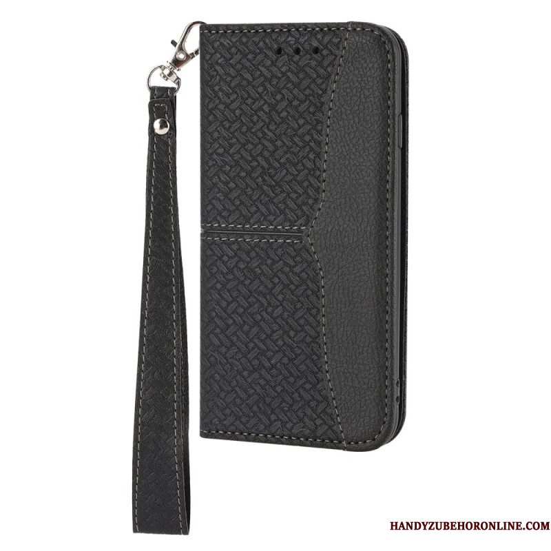 Leren Hoesje Samsung Galaxy S25 5g Sierlijke Rand Bescherming Hoesje