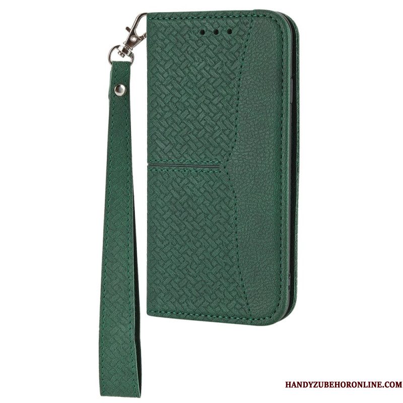 Leren Hoesje Samsung Galaxy S25 5g Sierlijke Rand Bescherming Hoesje