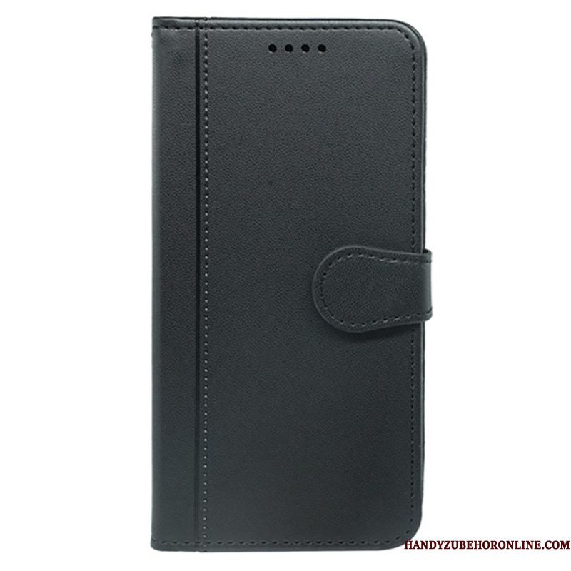 Leren Hoesje Samsung Galaxy S25 5g Vintage Stijl Bescherming Hoesje