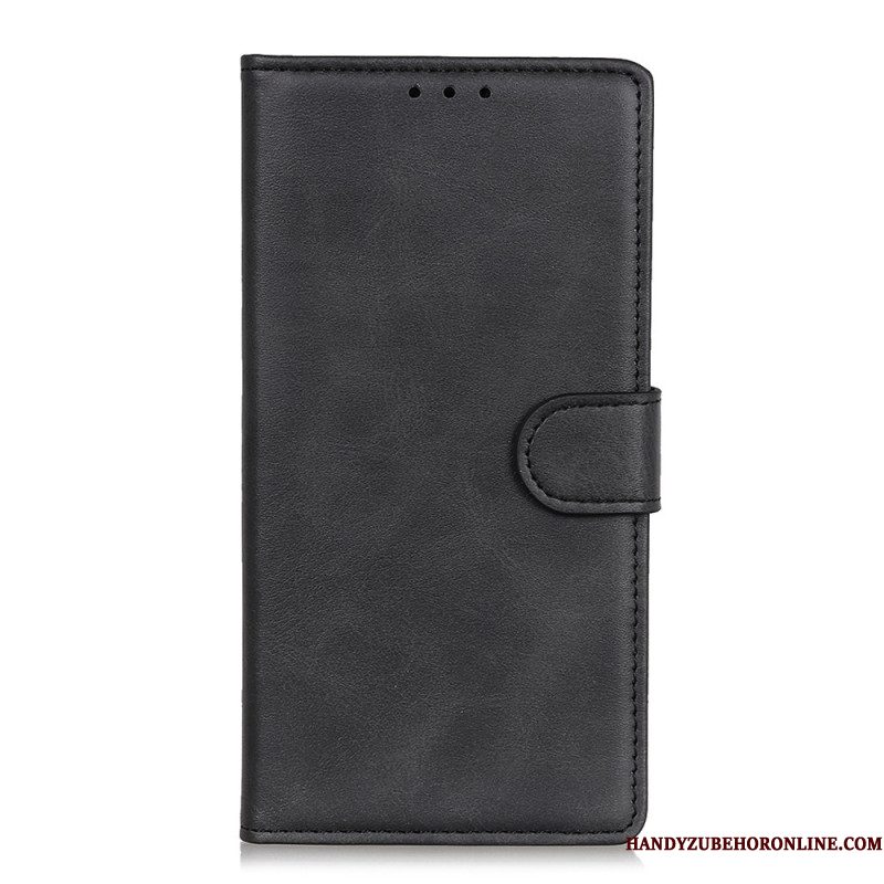 Leren Hoesje Samsung Galaxy S25 Fe Mat Kunstleer Bescherming Hoesje