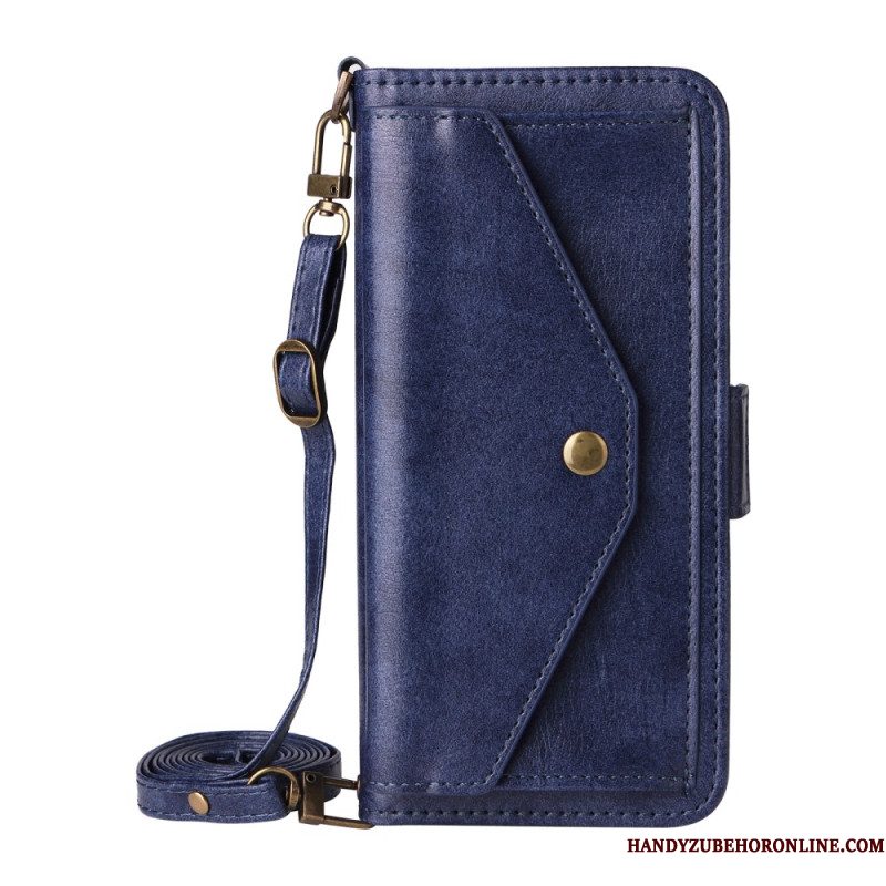 Leren Hoesje Samsung Galaxy S25 Fe Multifunctionele Portemonnee Bescherming Hoesje