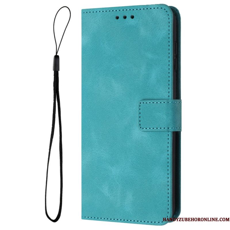 Leren Hoesje Samsung Galaxy S25 Fe Suède-effect Bescherming Hoesje