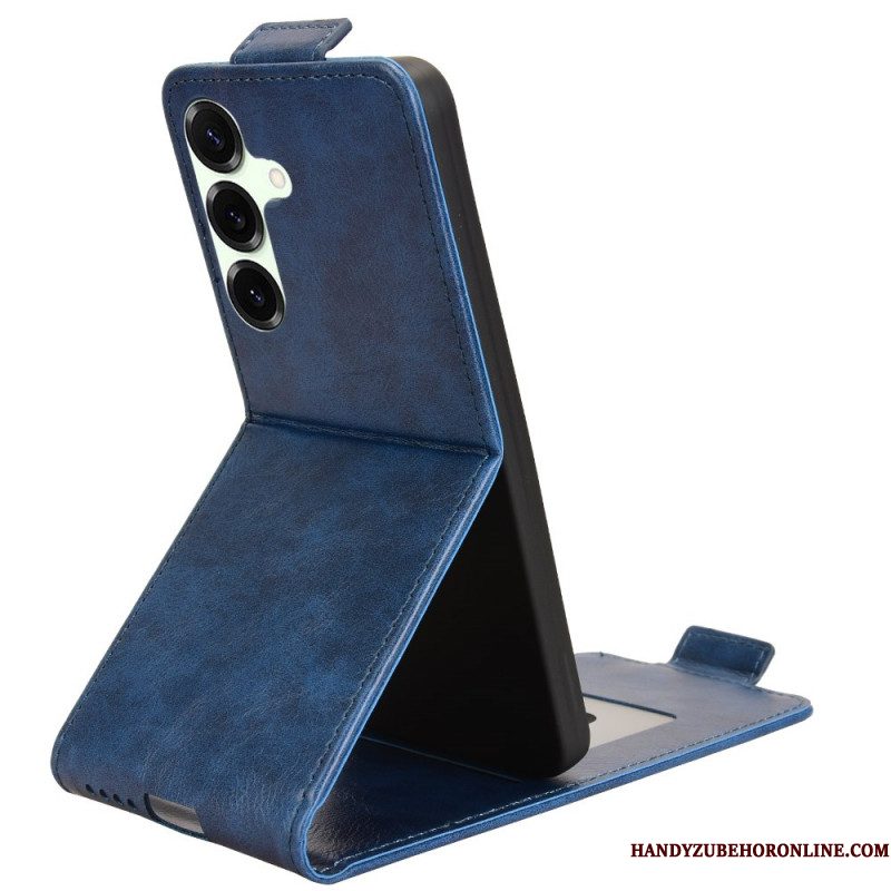Leren Hoesje Samsung Galaxy S25 Fe Verticaal Design Bescherming Hoesje