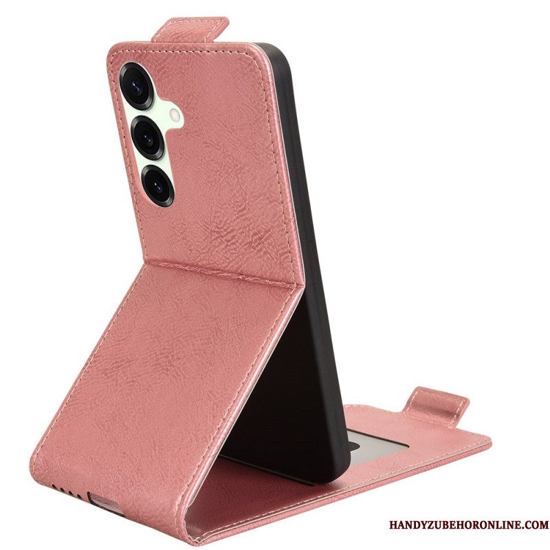 Leren Hoesje Samsung Galaxy S25 Fe Verticaal Design Bescherming Hoesje