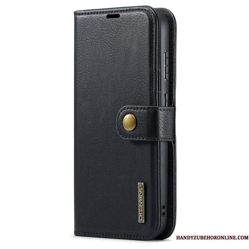 Leren Hoesje Samsung Galaxy S25 Plus 5g Afneembare Dg.ming-hoes Bescherming Hoesje
