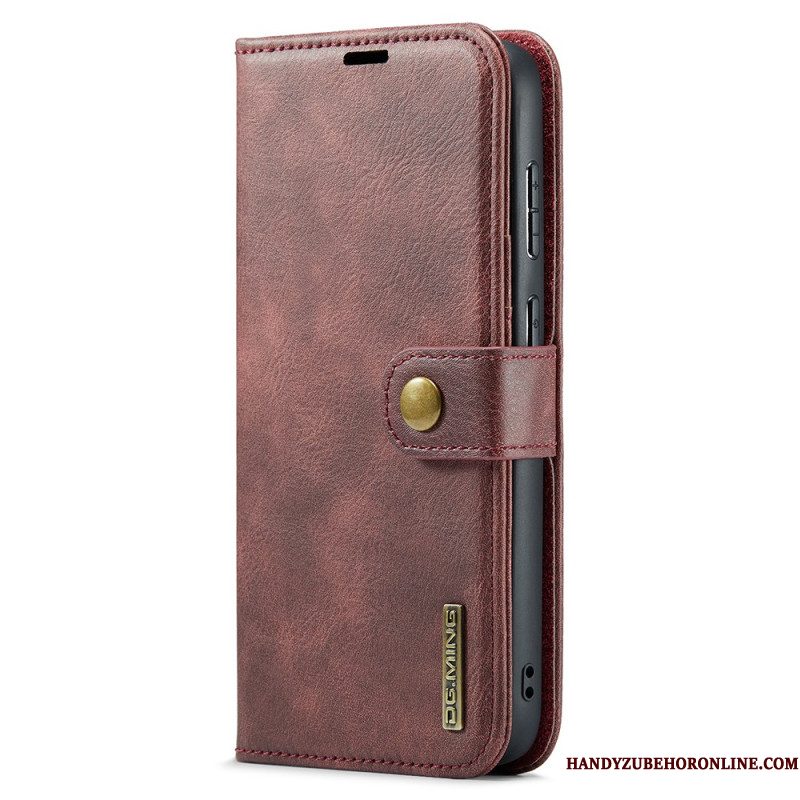 Leren Hoesje Samsung Galaxy S25 Plus 5g Afneembare Dg.ming-hoes Bescherming Hoesje