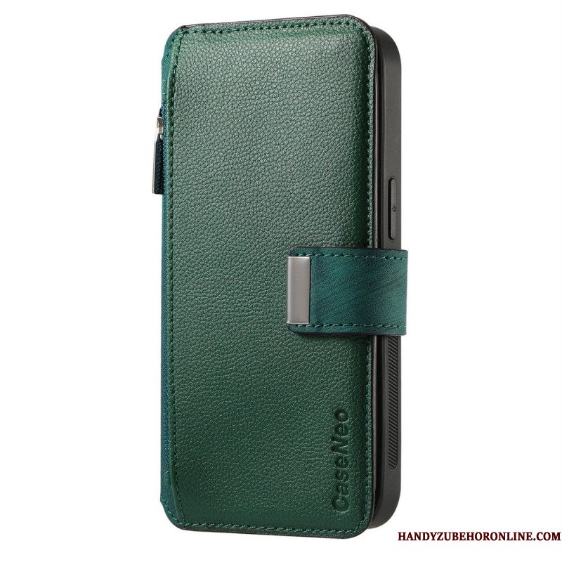Leren Hoesje Samsung Galaxy S25 Plus 5g Caseneo Magnetisch Afneembare Kast Bescherming Hoesje