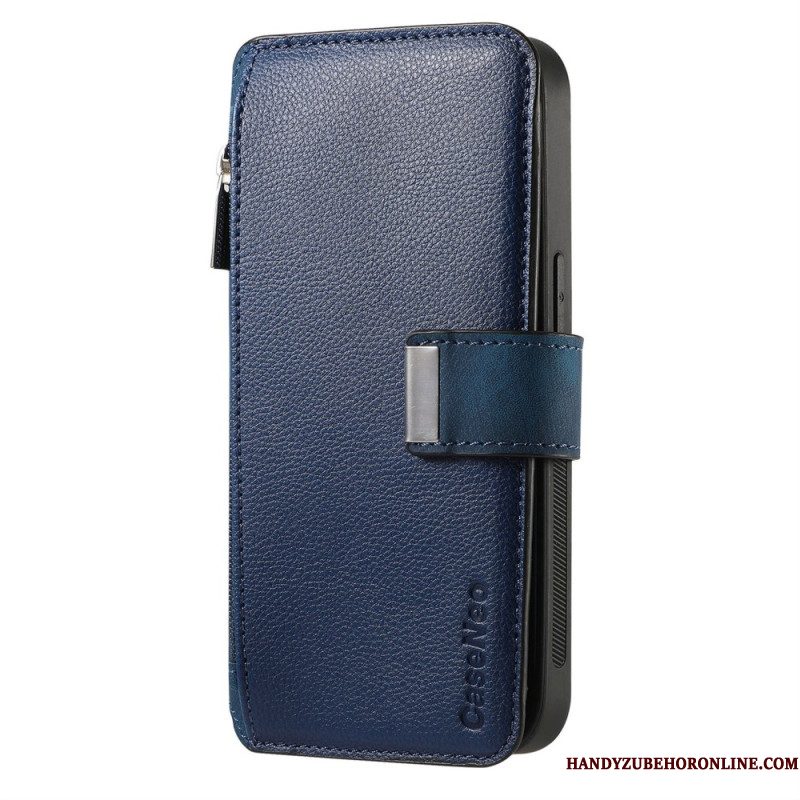 Leren Hoesje Samsung Galaxy S25 Plus 5g Caseneo Magnetisch Afneembare Kast Bescherming Hoesje