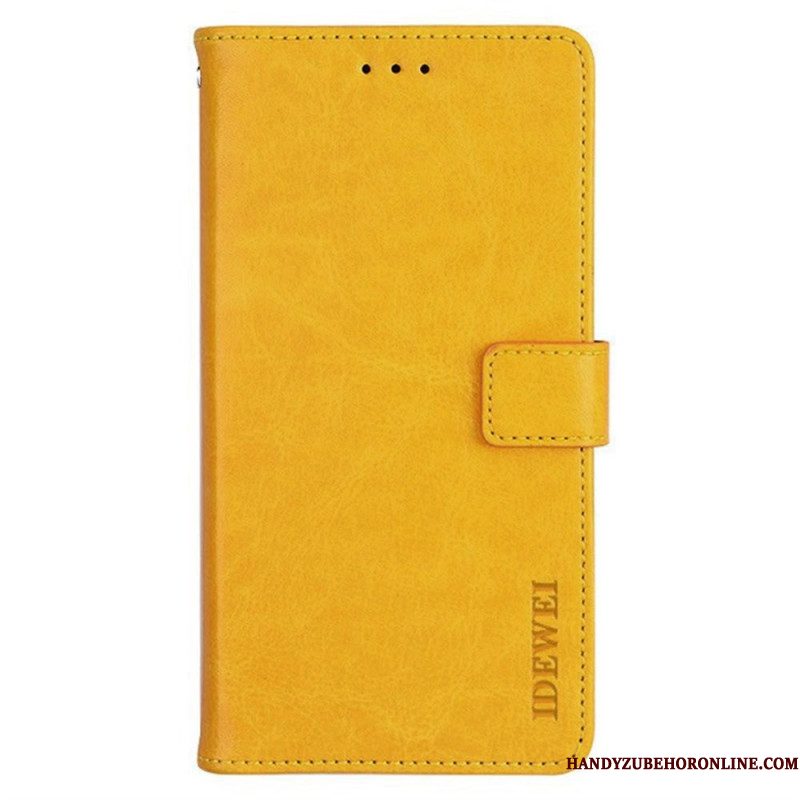 Leren Hoesje Samsung Galaxy S25 Plus 5g Idewei Bescherming Hoesje